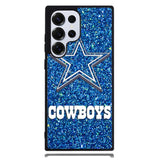 Dallas Cowboys Sparkling Glitter Samsung Galaxy S25 Ultra Case DC0440
