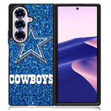 Dallas Cowboys Sparkling Glitter Samsung Galaxy Z Fold 7 Case DC0440