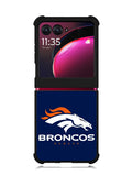 Denver Broncos Logo 2nd Motorola Moto Razr Plus 2023 , Moto Razr+ 2023 Case