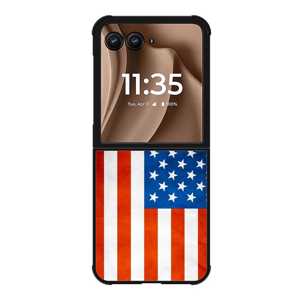 American Flag 3rd Motorola Moto RAZR Plus 2025 Case