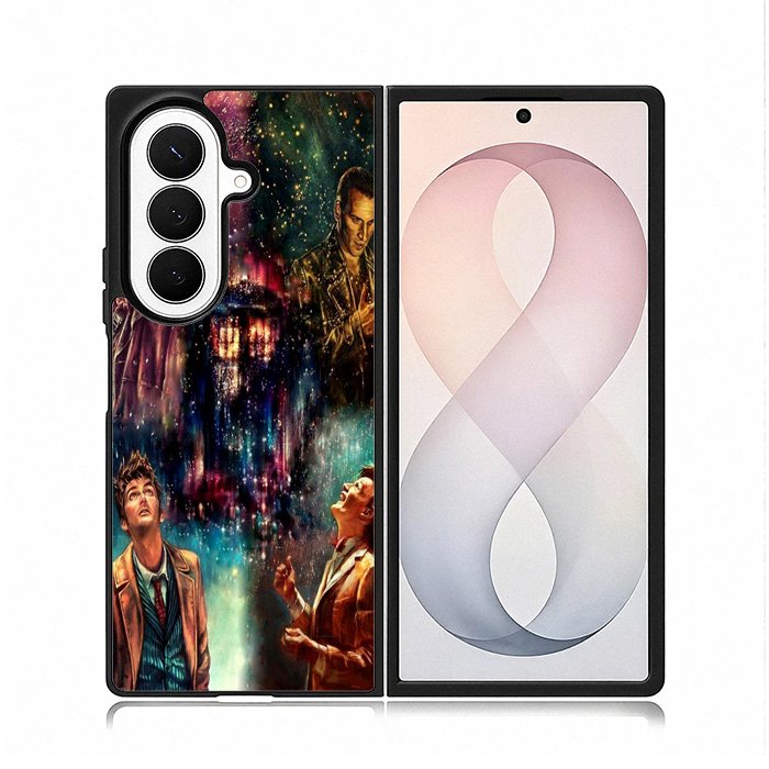 Doctor Who Poster Tardis Police Box Case Samsung Galaxy Z Fold 8 Ultra Case DC0530