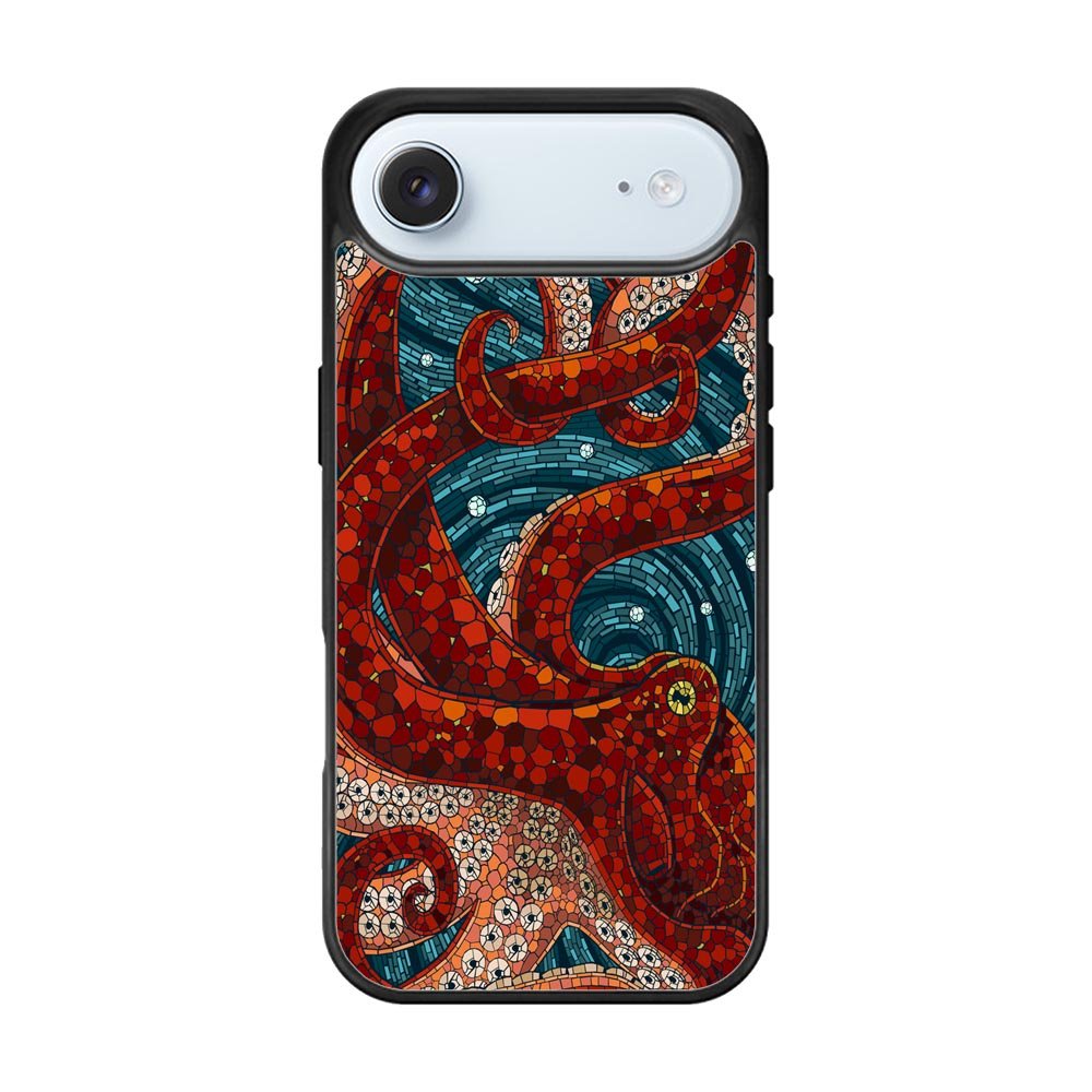 Kraken Octopus Stained Glass iPhone Air Case