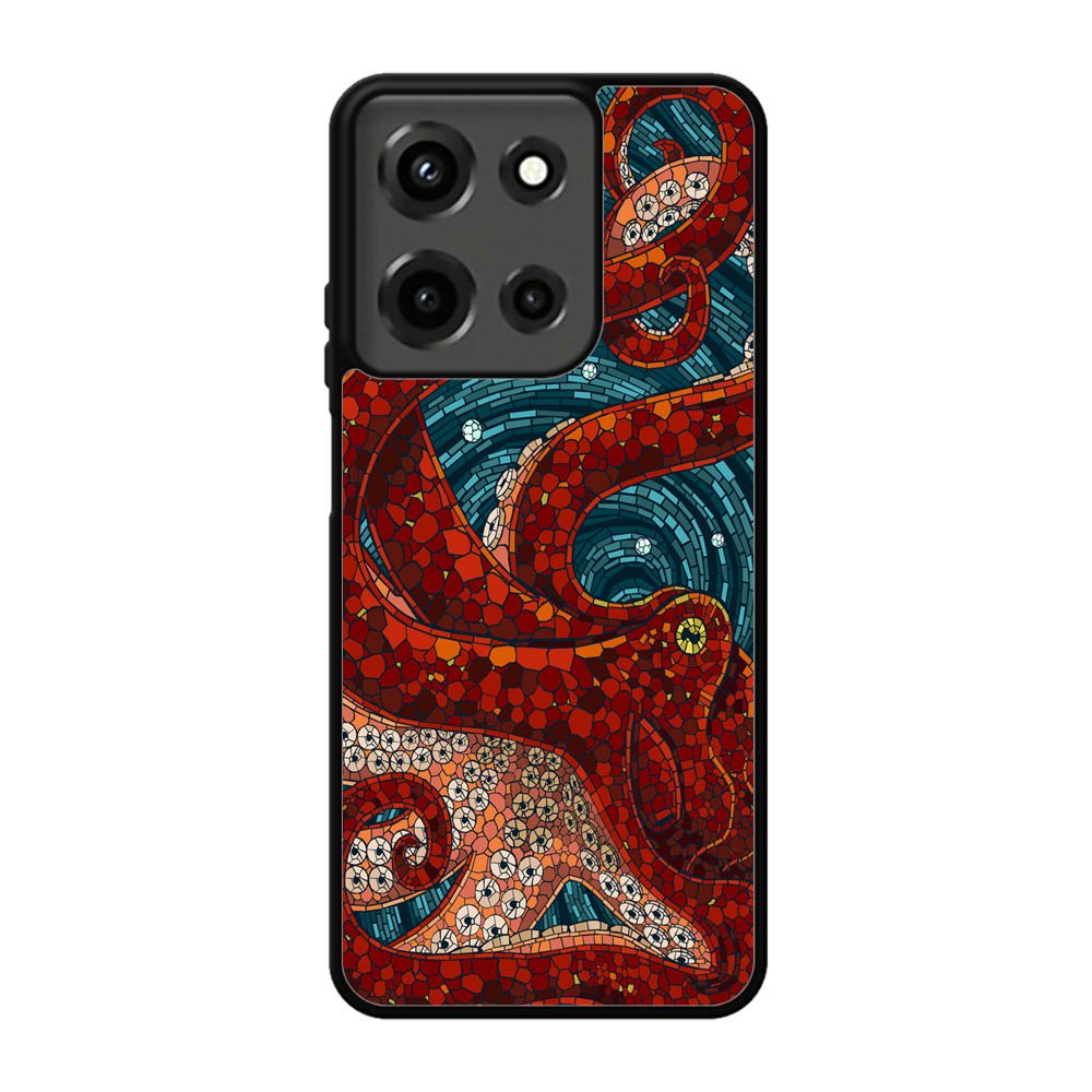 Kraken Octopus Stained Glass Motorola Moto G 5G 2025 Case DC4228