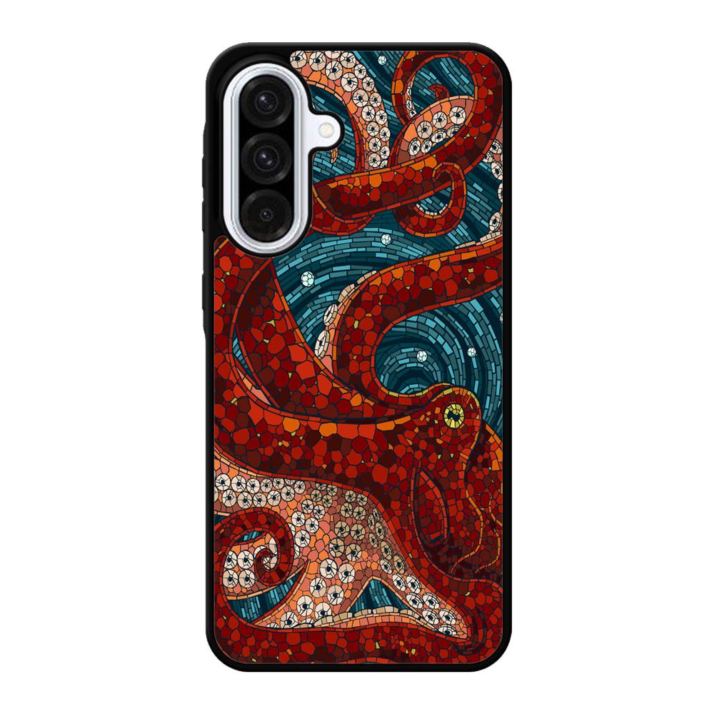 Kraken Octopus Stained Glass Samsung Galaxy A56 Case DC1114