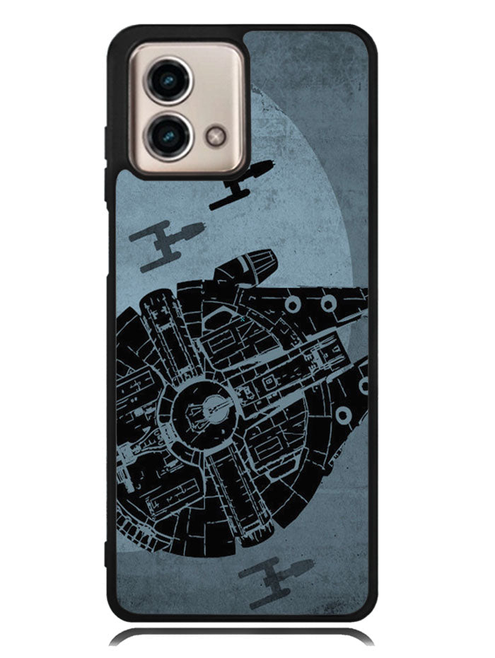 Star Wars Millenium Falcon Blue Motorola Moto G Stylus 5G 2023 Case