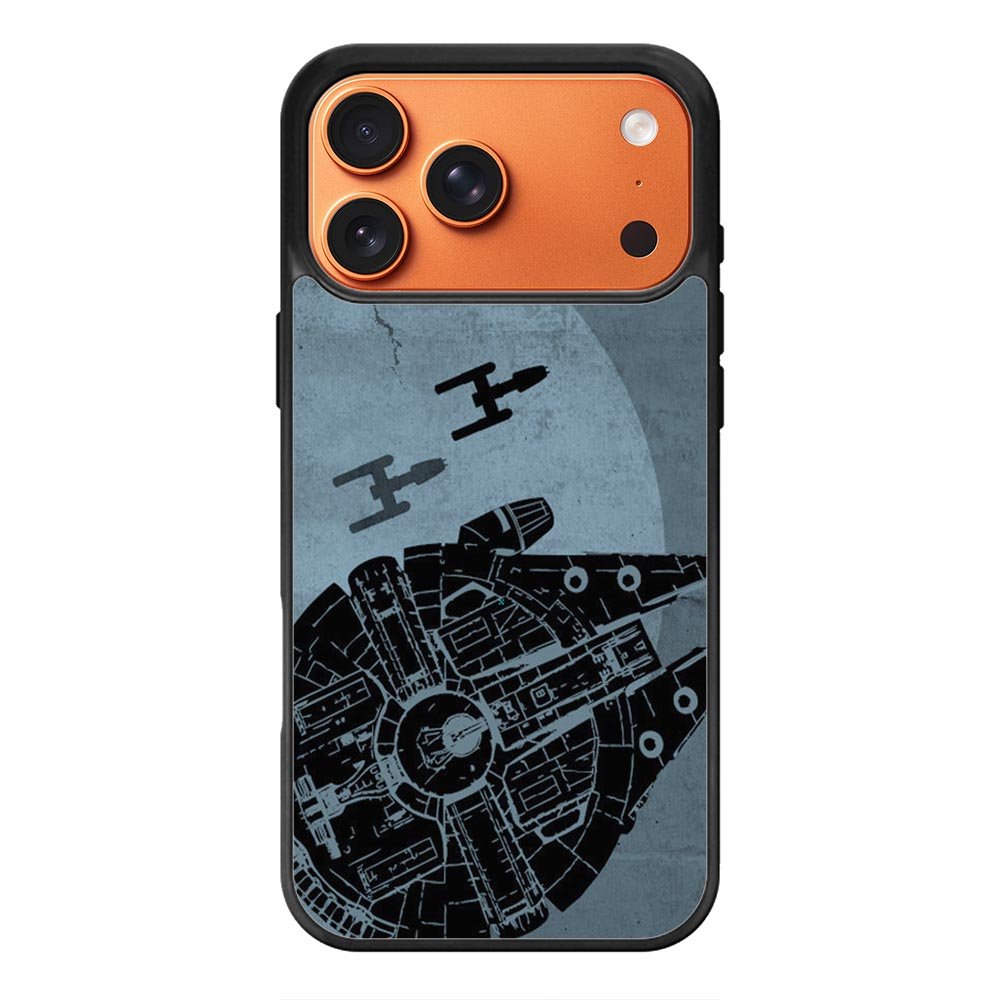 Star Wars Millenium Falcon Blue iPhone 18 Pro Case