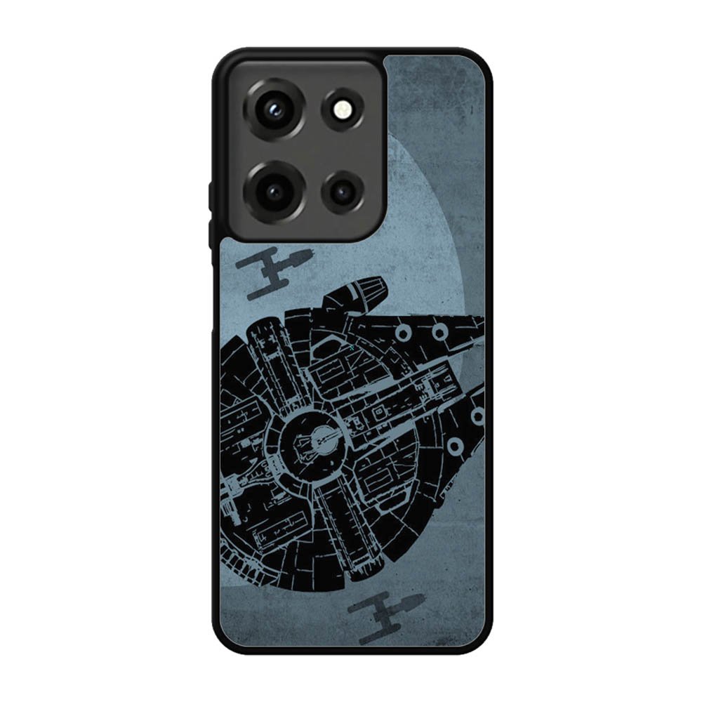 Star Wars Millenium Falcon Blue Motorola Moto G 5G 2025 Case DC5034