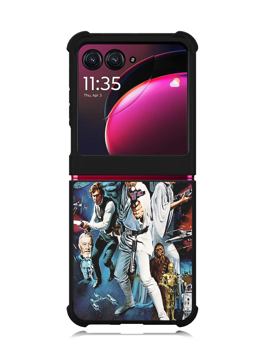 Star Wars Vintage PosterStar Wars Vintage Poster Motorola Moto Razr Plus 2023 , Moto Razr+ 2023 Case