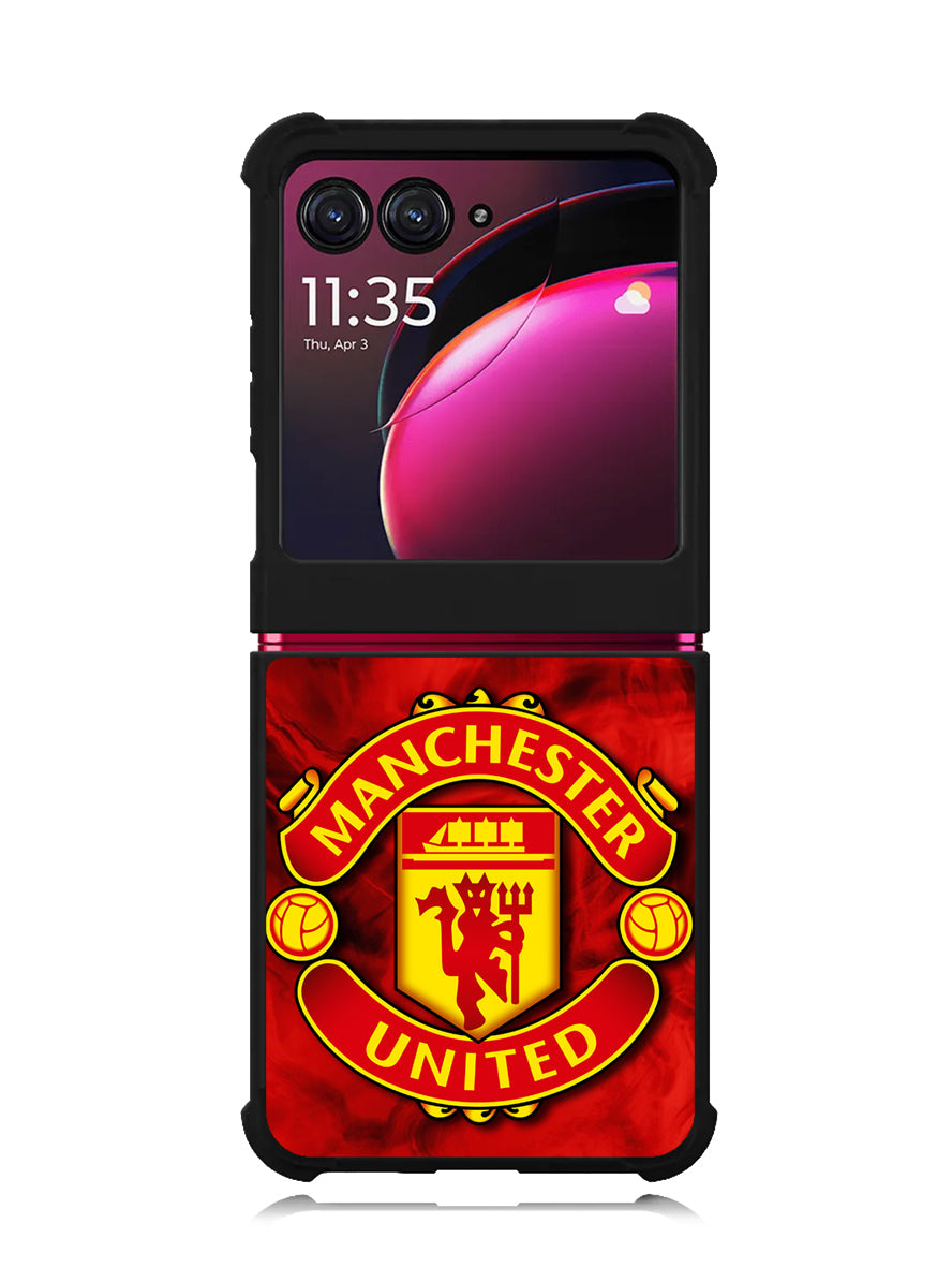 Manchester United Manutd Logo Motorola Moto Razr Plus 2023 , Moto Razr+ 2023 Case