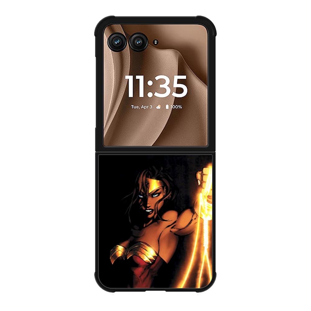 Justice League Wonder Woman Princess Diana Motorola Moto RAZR Plus 2025 Case