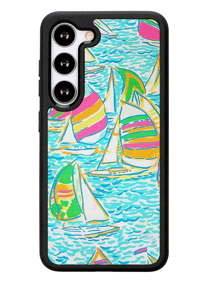 Lilly Pulitzer Sailboat Samsung Galaxy S23 Plus 5G / Samsung Galaxy S23+ 5G Case