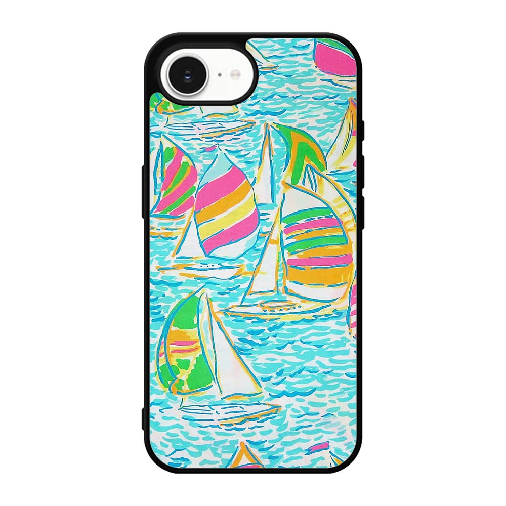 Lilly Pulitzer Sailboat iPhone 17e Case DC1032
