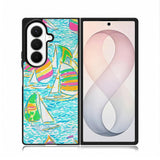 Lilly Pulitzer Sailboat Samsung Galaxy Z Fold 8 Ultra Case DC1032