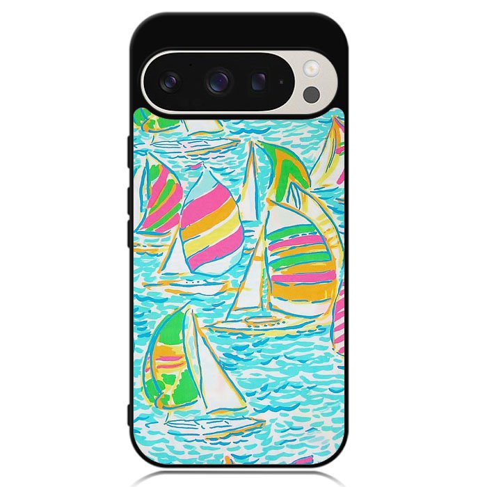 Lilly Pulitzer Sailboat Google Pixel 9 Pro XL Case DC1032