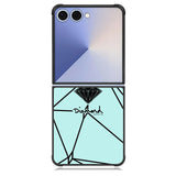 Diamond Supply Co Brilliant Diamond Blue Case Samsung Galaxy Z Flip 7 Case DC0514