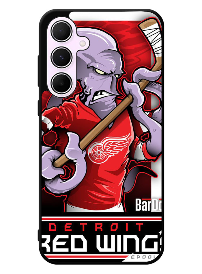 NHL Cartoon Mascout Detroit Red Wings Samsung Galaxy A35 5G Case