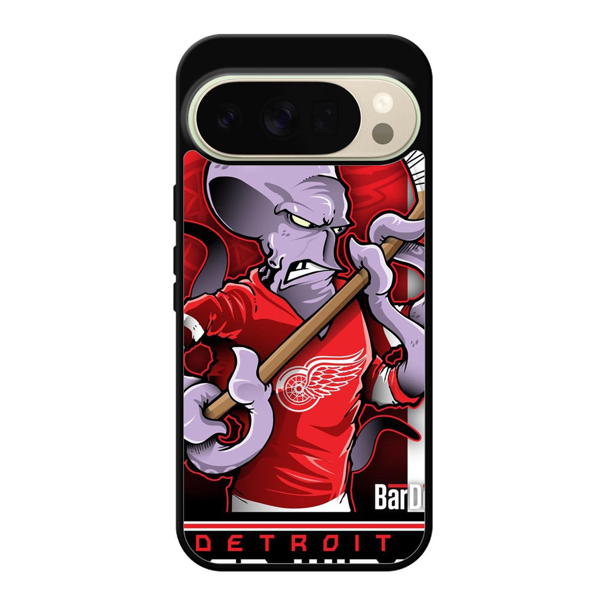 NHL Cartoon Mascout Detroit Red Wings Google Pixel 10 Pro XL Case