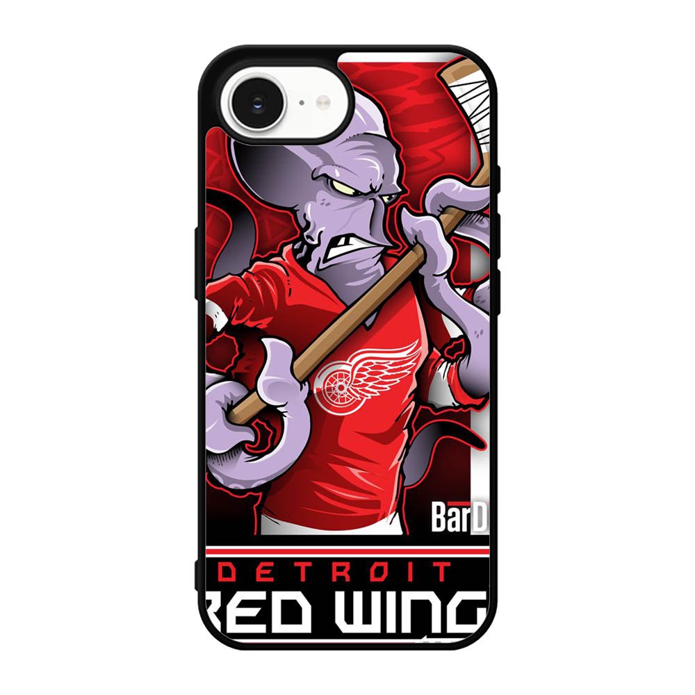 NHL Cartoon Mascout Detroit Red Wings iPhone 17e Case