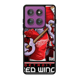 NHL Cartoon Mascout Detroit Red Wings Motorola Moto Edge 60 Pro Case