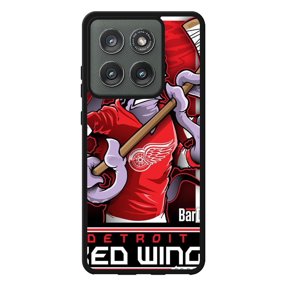 NHL Cartoon Mascout Detroit Red Wings Motorola Moto Edge 2025 Case