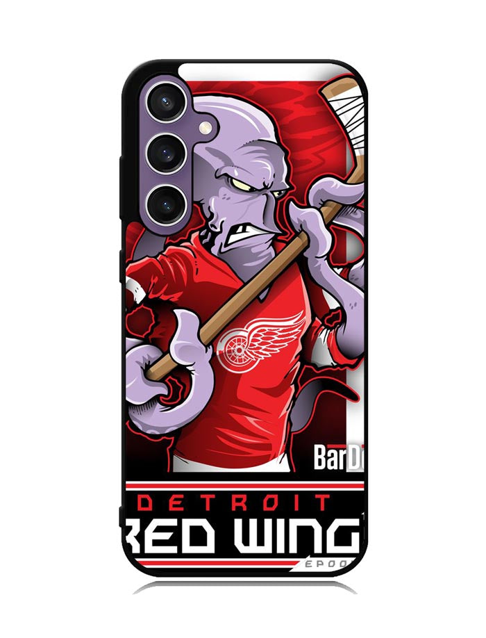 NHL Cartoon Mascout Detroit Red Wings Samsung Galaxy S23 FE 5G Case