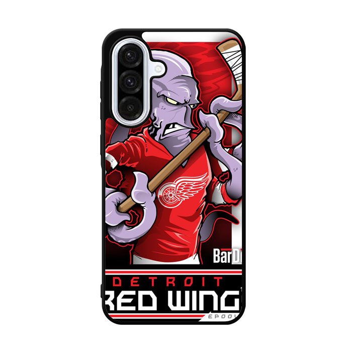 NHL Cartoon Mascout Detroit Red Wings Samsung Galaxy A36 Case DC3743
