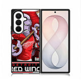 NHL Cartoon Mascout Detroit Red Wings Samsung Galaxy Z Fold 8 Ultra Case