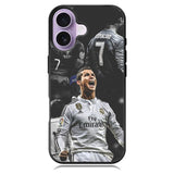Cristiano Ronaldo Real Madrid Case iPhone 16 Case DC0402