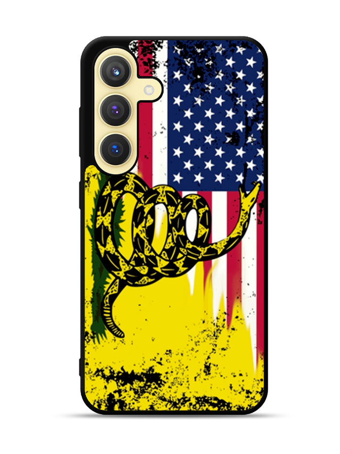 American Gadsden Flag Worn Samsung Galaxy S25 Plus 5G , Samsung Galaxy S25+ 5G Case