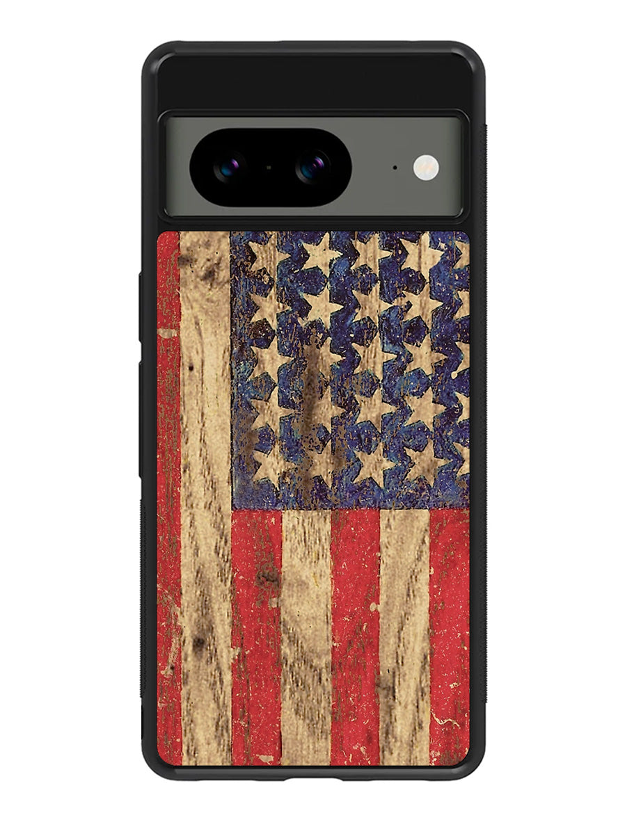 Vintage Patriotic American Flag Google Pixel 8 Case