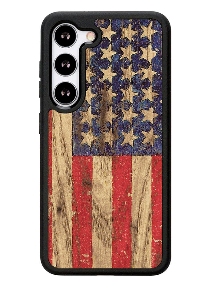 Vintage Patriotic American Flag Samsung Galaxy S23 5G Case