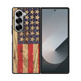 Vintage Patriotic American Flag Samsung Galaxy Z Fold 7 5G Case