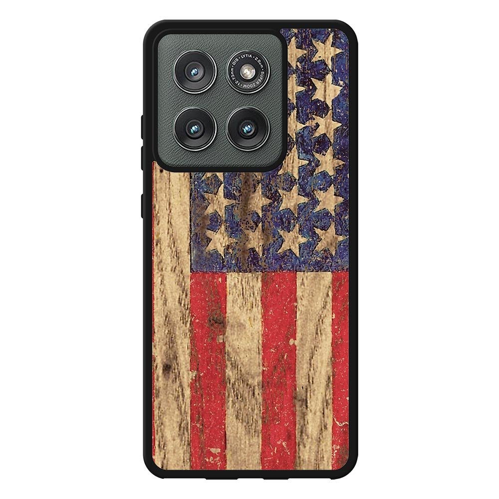 Vintage Patriotic American Flag Motorola Moto Edge 2025 Case
