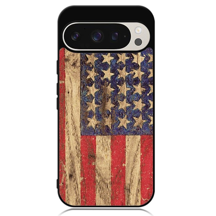 Vintage Patriotic American Flag Google Pixel 9 Pro XL Case