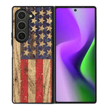 Vintage Patriotic American Flag Samsung Galaxy Z Fold 6 Case