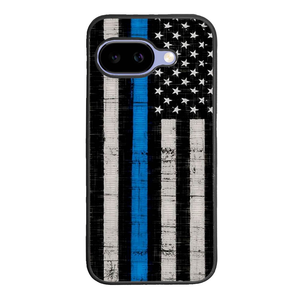 Police Blue Line Flag Google Pixel 10A Case