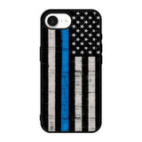 Police Blue Line Flag iPhone 17e Case