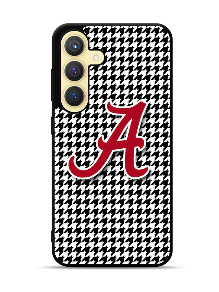 Alabama Houndstooth Crimson Tide Samsung Galaxy S24 Plus 5G , Samsung Galaxy S24+ 5G Case