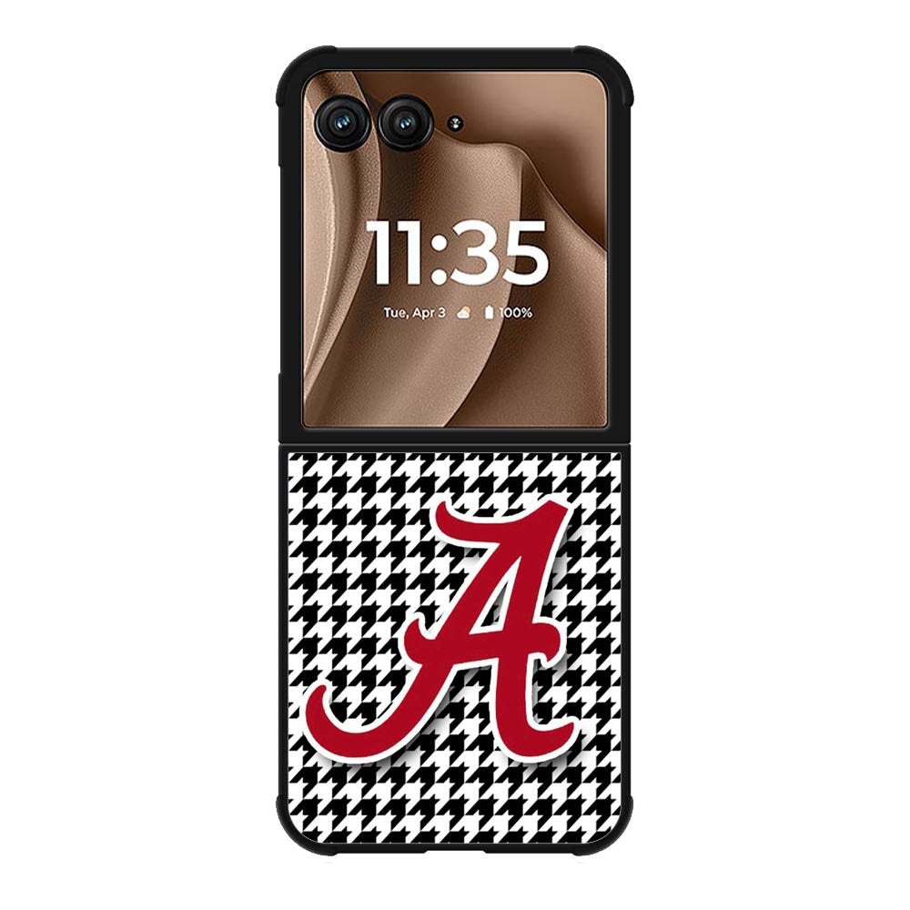 Alabama Houndstooth Crimson Tide Motorola Moto RAZR Plus 2025 Case