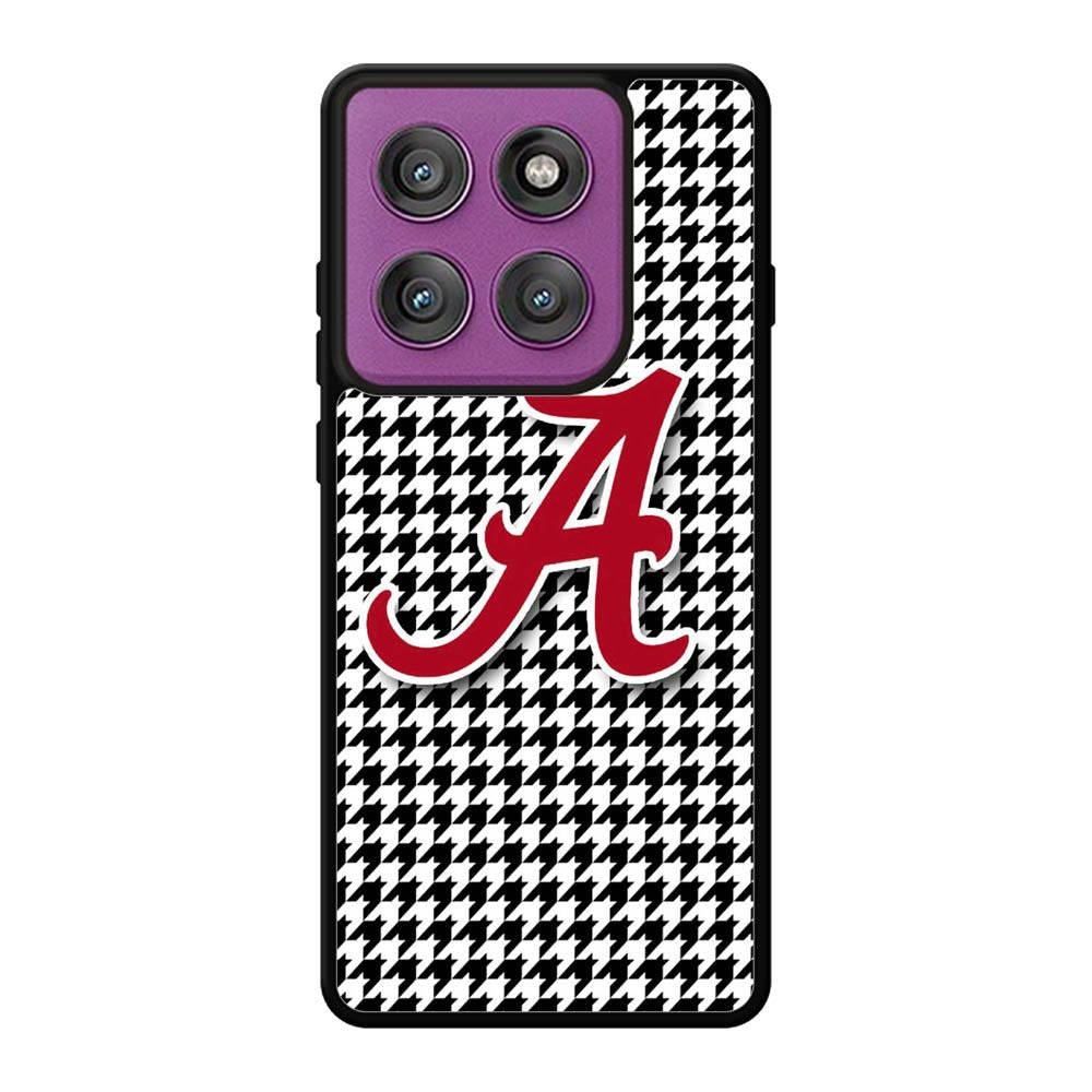 Alabama Houndstooth Crimson Tide Motorola Moto Edge 60 Pro Case