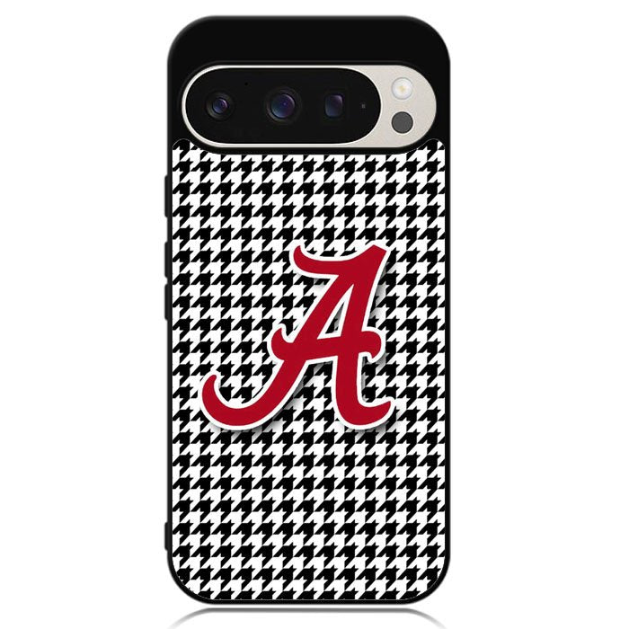 Alabama Houndstooth Crimson Tide Google Pixel 9 | Google Pixel 9 Pro Case DC0050