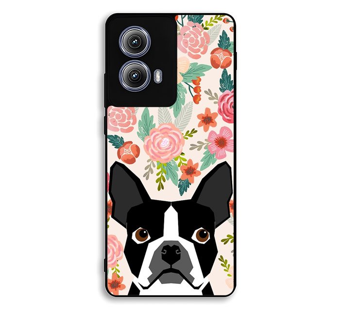 Boston Terrier Dog Breed Motorola Moto Edge 2024 Case DC2604