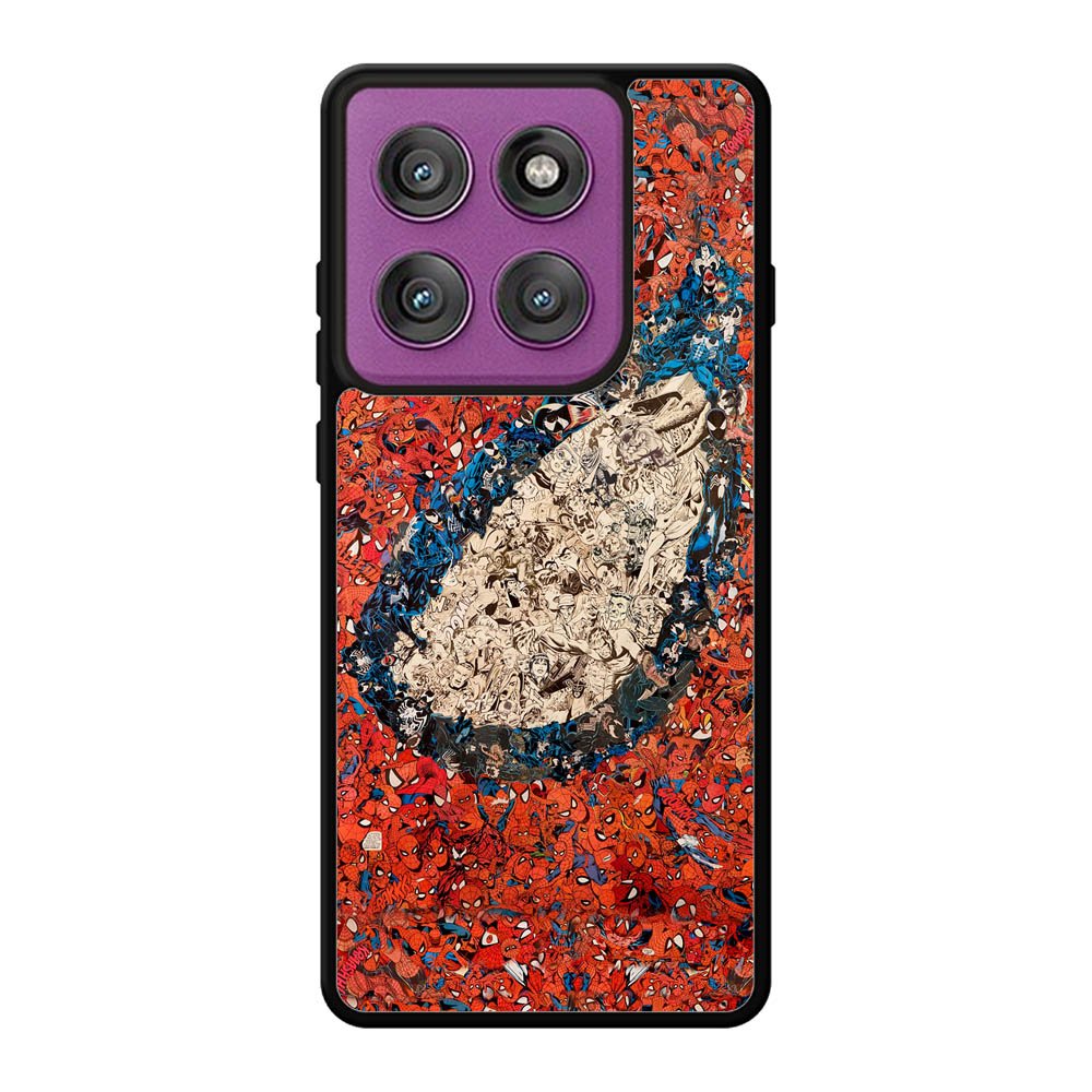 Spiderman Eye Collage Marvel Avengers Motorola Moto Edge 60 Pro Case