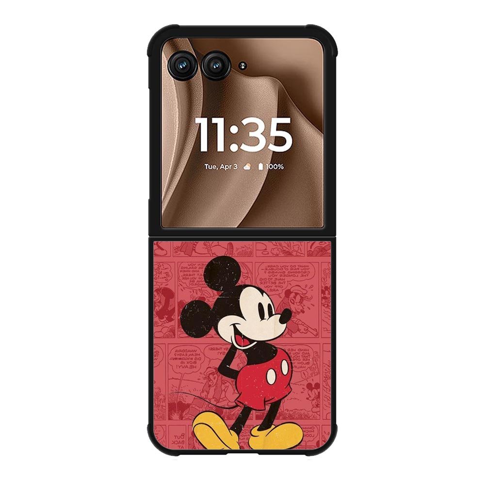 Mickey Mouse Retro Comic Motorola Moto RAZR Plus 2025 Case