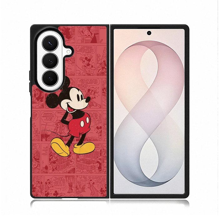 Mickey Mouse Retro Comic Samsung Galaxy Z Fold 8 Ultra Case