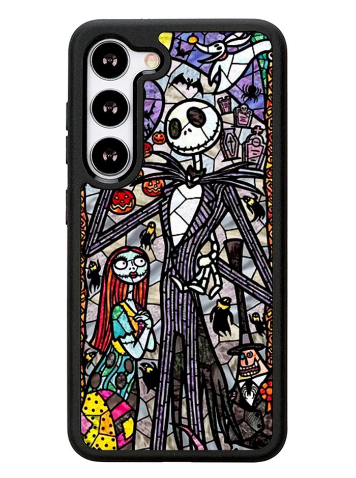 Nightmare Before Christmas Art Glass Samsung Galaxy S23 Plus 5G / Samsung Galaxy S23+ 5G Case