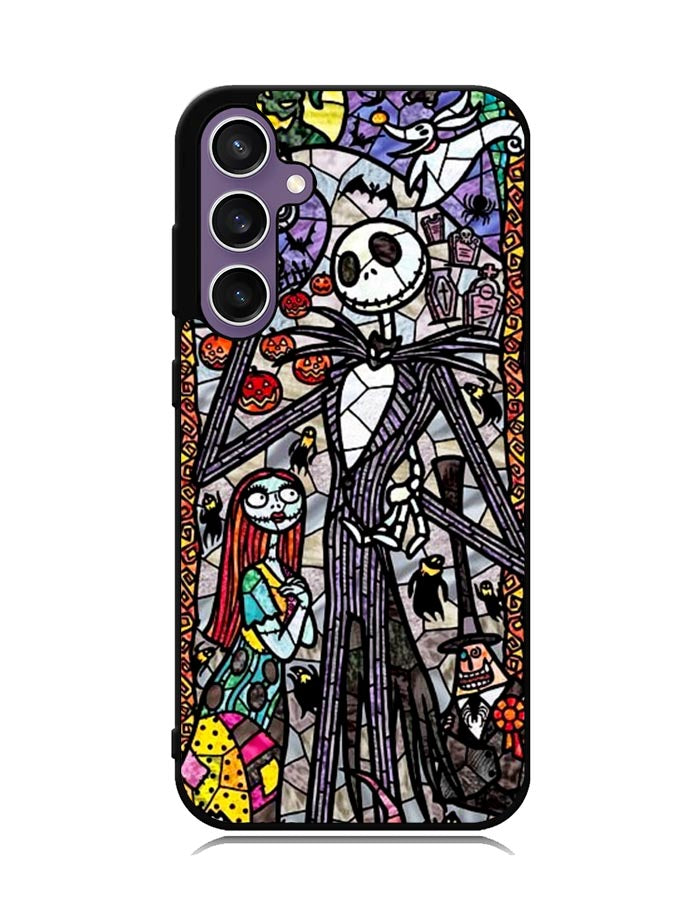 Nightmare Before Christmas Art Glass Samsung Galaxy S23 FE 5G Case