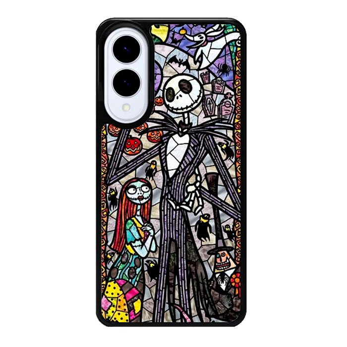 Nightmare Before Christmas Art Glass Samsung Galaxy S25 Edge DC1284