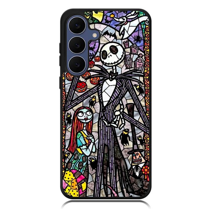 Nightmare Before Christmas Art Glass Samsung Galaxy S25 FE DC1284