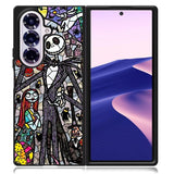 Nightmare Before Christmas Art Glass Samsung Galaxy Z Fold 7 Case DC1284